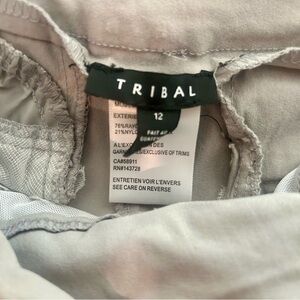 Tribal Light Gray Trousers